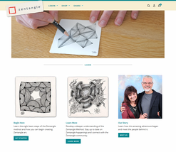 Zentangle.com Startseite
