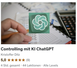 Online Kurs Controlling mit KI ChatGPT