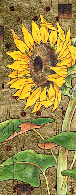夏しんしんⅡ　280x110mm 日本画