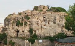 Mausolée funéraire d'Atratinus, situé à Gaeta, dans le Latium. 