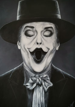 Jack Nicholson "The Joker", 2019, acrylic on canvas, 70x100 cm