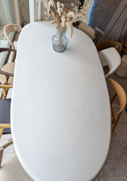 Mortex tafel op maat Asse ovaal kleur naar keuze