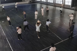 家庭バレーボール　講習会の様子(昭和42年)