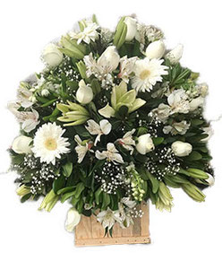 Flores para funeral, arreglos florales para velorio