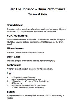 Jan Ole Jönsson Technical Rider