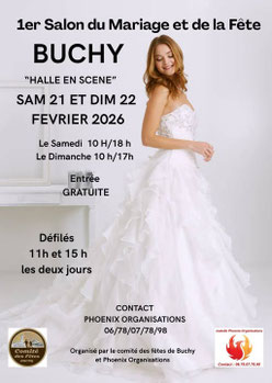 Salon du Mariage et de la fête de Buchy - 21 et 22 Février 2026