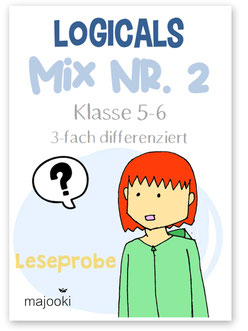 Freiarbeitsmaterial Deutsch Klasse 5 - Logicals