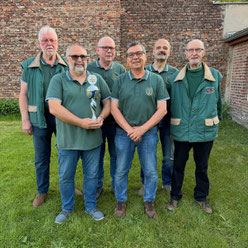 Unsere Mannschaft v. l. Mathias Pieck, Peter Fuß, Andreas Liesefeld, Friedhelm Müller, Herbert Tesch, Rüdiger Liebertz
