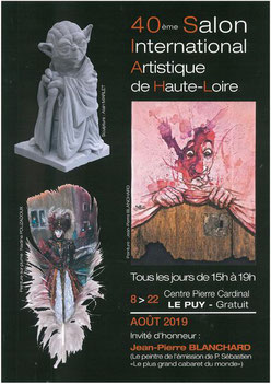 Claude Rossignol - Affiche 40è Salon International Artistique de Haute-Loire 2019