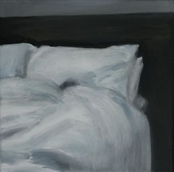 Im Bett 30x30cm 2009 oil on canvas