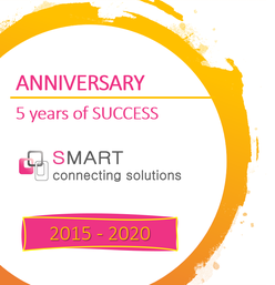 SMART cs celebrates ANNIVERSARY: 5 years of SUCCESS (2015-2020) | Scs logo | Smart cs logo