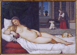 Titian, Venus of Urbino, 1538, Galleria degli Uffizi, Florence