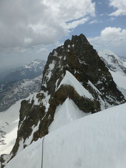 Piz Scerscen, Piz Bernina, Traverse, Überschreitung, Felsgrat