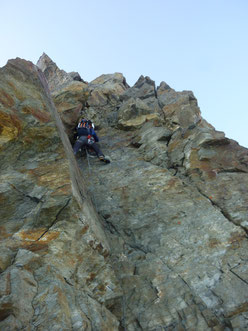 Piz Scerscen, Piz Bernina, Traverse, Überschreitung, Felsgrat