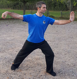 How to perform a Tai Chi posture called 'Single Whip' (Dan Bian)