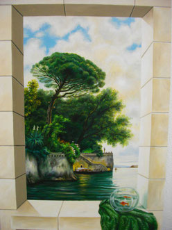 Peinture acrylique chevalier