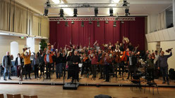 Symphonic Jazz Orchestra mit UWAGA! im Konzertsaal der Landesmusikakademie Hessen (Foto: LMAH)