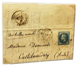 La lettre par ballon, expédiée lors du siège de Paris, 1870. Coll. R. Glavier