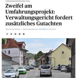 Solothurner Zeitung vom 25. September 2020