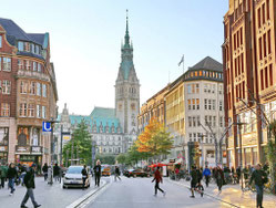 Blick auf den Rathausmarkt, (c) Frank Burmester