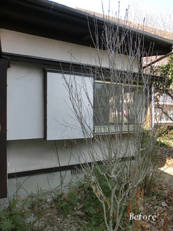 寝室増築工事前