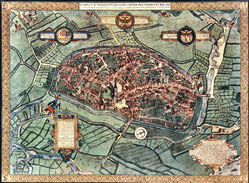 Corputius-Plan: Duisburg 1566