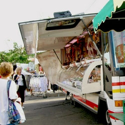 Verwandlung vom Lastwagen zur Metzgerei