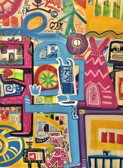 Home Sweet Home 60 x 80 Acryl