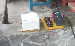 We setup this sensor with parts from Raspberryshake. 