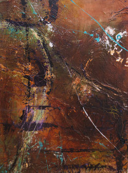 " ohne Titel" mixed media , 50x70 cm , BNR. 336