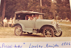 Aus dem Archiv - angeblich das 1. Auto in Tresdorf