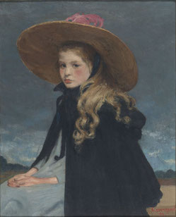 Henri EVENEPOEL (1872-1899), Henriette with the large hat, 72 x 58, 1899 © Brussels, MRBAB/KMSKB