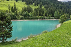 wunderschöner Stausee in Liechtenstein