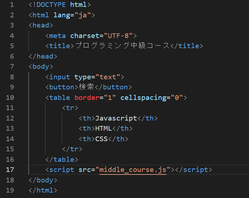 プログラミング中級コース（JavaScript）