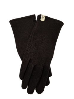 54826-2 Damen Handschuh mit Fleece schwarz