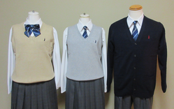 中学校　ベスト・カーディガン