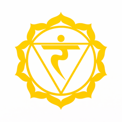 Symbole du chakra du plexus solaire Manipura – minéraux associés à la confiance et à la volonté