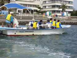 遊覧船による浜名湖案内の様子