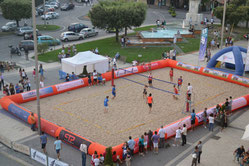 Delimitatore Gonfiabile Campo Beach Volley, Gonfiabili Sportivi, Gonfiabile Per Lo Sport, Beach Volley Inflatable Court