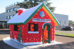 Casa di Babbo Natale Gonfiabile, Santa Claus Home Inflatable Tent