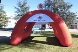 Stand Gonfiabile Spider, Gonfiabili Pubblicitari, Gonfiabile Vodafone, Inflatable Tent