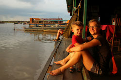 Floating Restaurant im Tonle Sap Lake