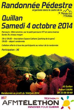 Randonnée pédestre - Ronde des 3 Quilles