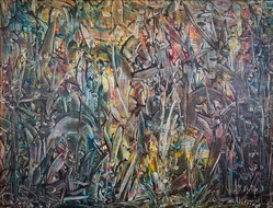 1973 pintura acrilico su tela 125 x 95
