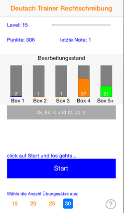 Rechtschreibung Deutsch Start