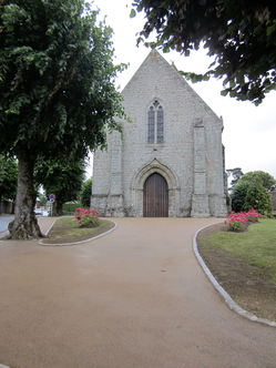 Enrobé ocre à liant végétal - Eglise de Magny-le-Désert (61) - TTA