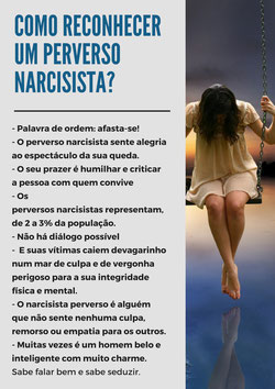 todas as maneiras para reconhecer uma pessoa tóxica e perverso narcisista