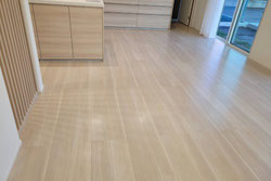 ガラス フロアコーティング 施工後