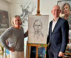 Gazmend Freitag mit Stadtrat Thomas Gegenhuber, 03.03.2026 © LINZA