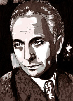 Portrait de Louis Aragon par Stella Biaggini